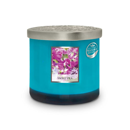 Picture of H&H TWIN WICK SCENTED CANDLE - SWEET PEA